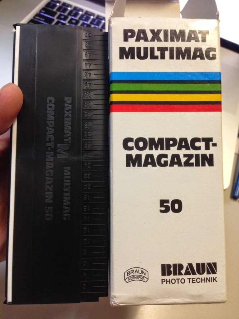 raun Paximat Multimag Compact Magazin for Scanning Slides with PowerSlide or Braun Multimag
