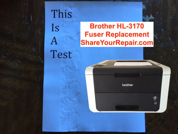 Brother HL-3170 Fuser Replacement