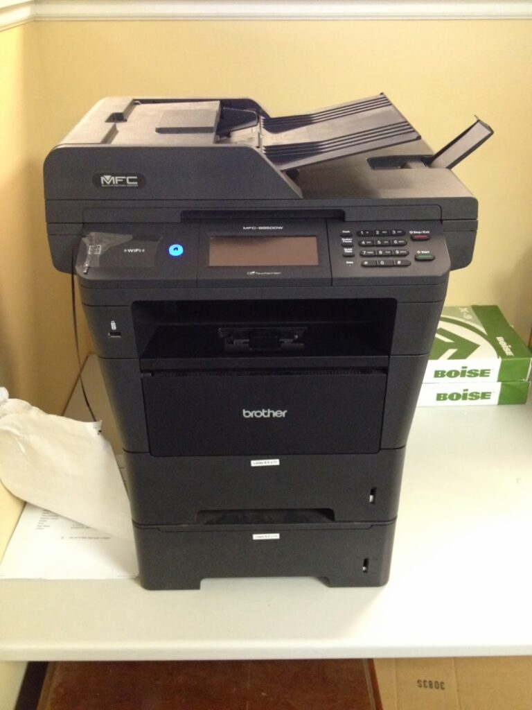 How to Set the Time on a Brother MFC8950DW MultiFunction