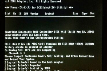 How to Fix Error: 1 Logical Drive(s) Degraded on Dell PowerEdge 2800 Server