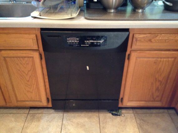 KitchenAid Sculptura Undercounter Dishwasher KUDR24SE--The Door Won't Open!