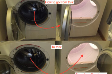 How to Reverse GE Dryer Door