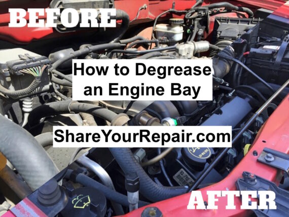 How to Degrease an Engine Bay