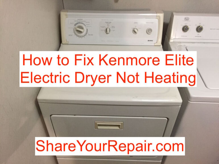 Kenmore dryer not drying deals