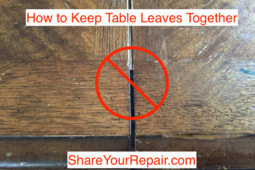 How to Keep Table Leaves Together