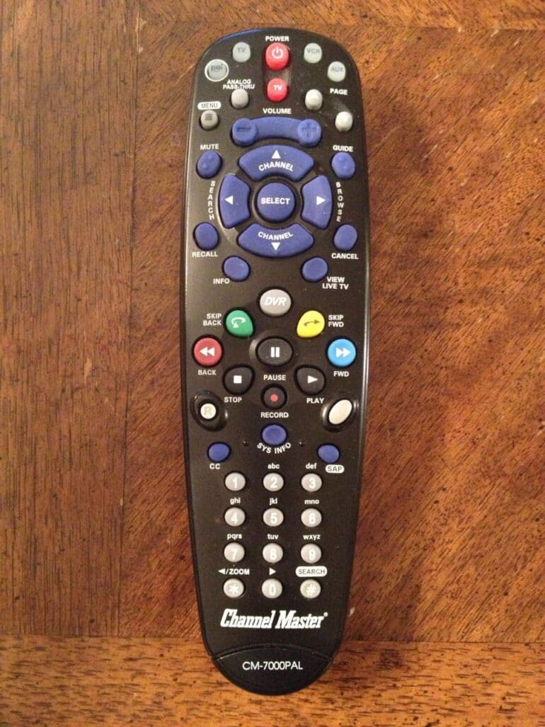 Program Channel Master CM7000PAL DVR Remote to run Vizio TV · Share