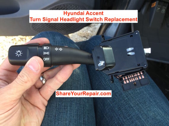 How to Replace Hyundai Accent Turn Signal Headlight Switch