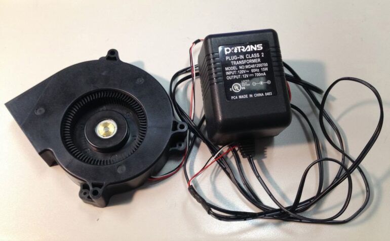 How to Power a Scavenged Fan with a Used Wall Plug