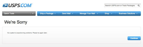 How to Purchase USPS Postage Online When the USPS Site is Down