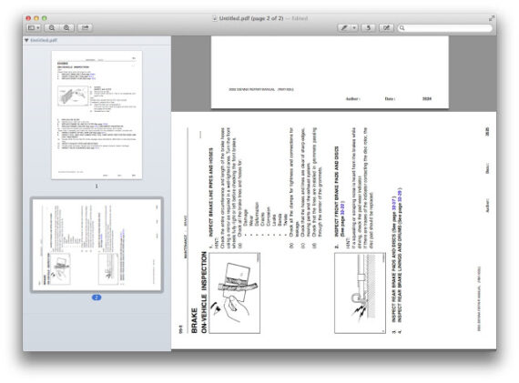 How to Rotate Individual Pages in a pdf on a Mac