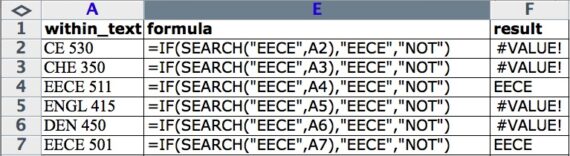 How to Use the SEARCH Function in Excel For Conditional Results