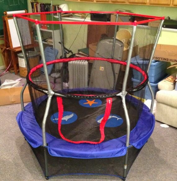How to Make Your Skywalker Trampolines 60 Inch Round Seaside Adventure Bouncer with Enclosure Last Longer With Duct Tape