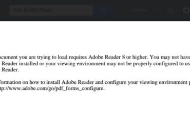 How to Fix the Error The Document you are trying to load requires Adobe Reader 8 or higher