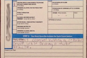 How to Contest a Chicago Driving While Using Mobile Telephone Without Hands-Free Device Ticket 9-76-230(a)