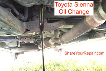 Toyota Sienna Oil Change