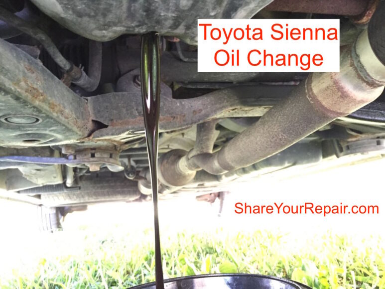 Toyota Sienna Oil Change ?? Share Your Repair