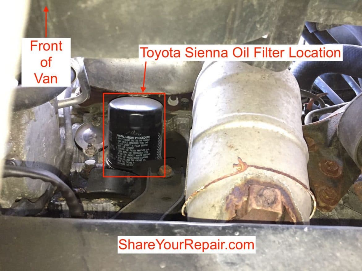 Toyota Sienna Oil Change · Share Your Repair