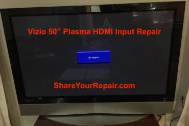 Vizio 50 Plasma HDMI Port Repair-No Signal