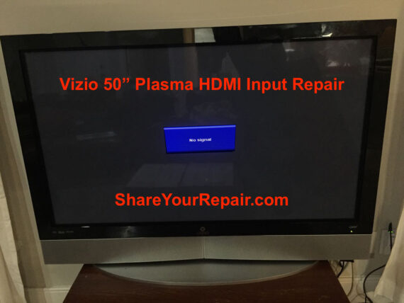 Vizio 50 Plasma HDMI Port Repair-No Signal