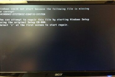How to (temporarily) Fix Error: Windows could not start because the following file is missing or corrupt: WINDOWSSYSTEM32CONFIGSYSTEM