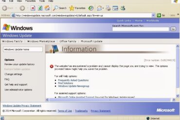 How to Fix Windows Update Failing on New Install of Windows XP