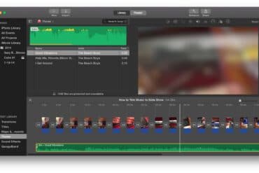 How to Trim Songs to the Length of a Slide Show in iMovie 10