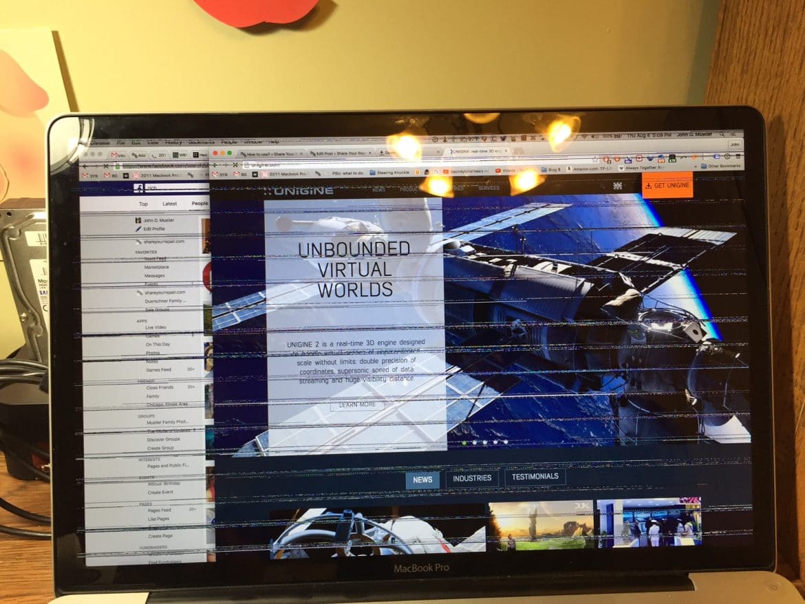 Graphics Issues on Late-2011 17" MacBook Pro · Share Your Repair